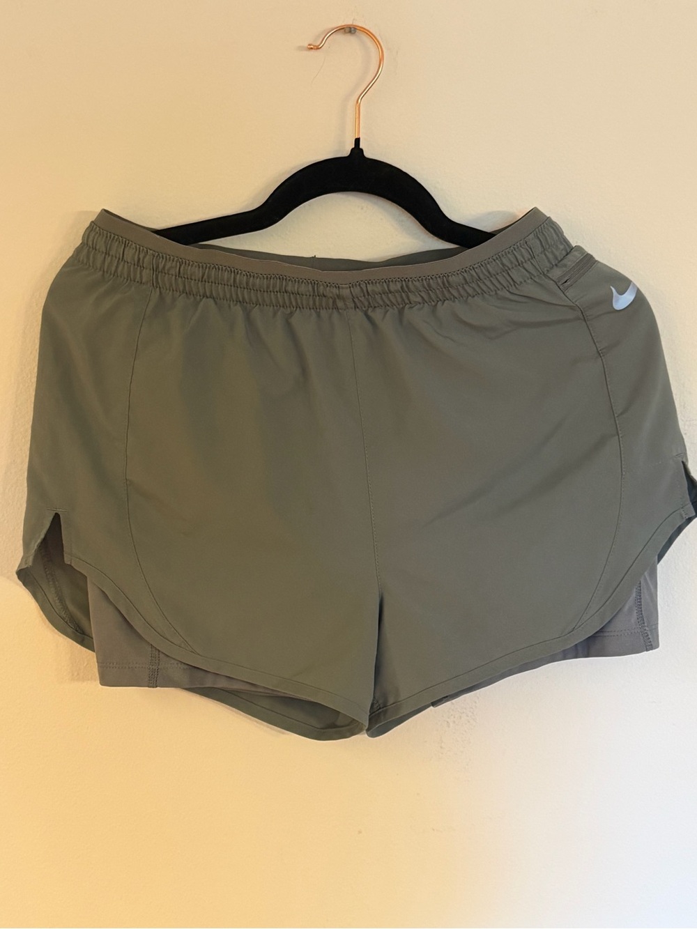 Nike Dri-FIT Running Shorts - Gray Women’s Sz S